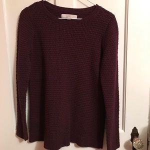 COPY - 2 for $20 Loft burgundy sweater medium